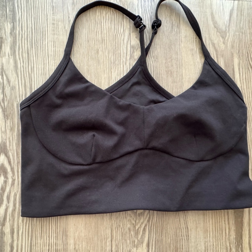 Varley Charcoal Sports Bra